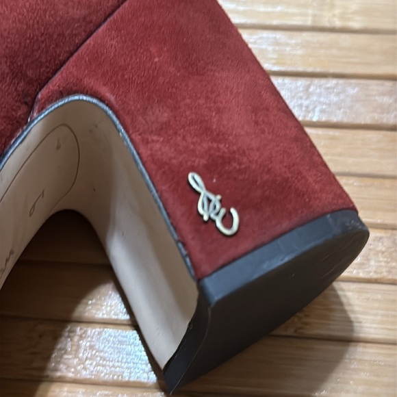 Sam Edelman Burgundy Hai Knee High Boots - Picture 9 of 10